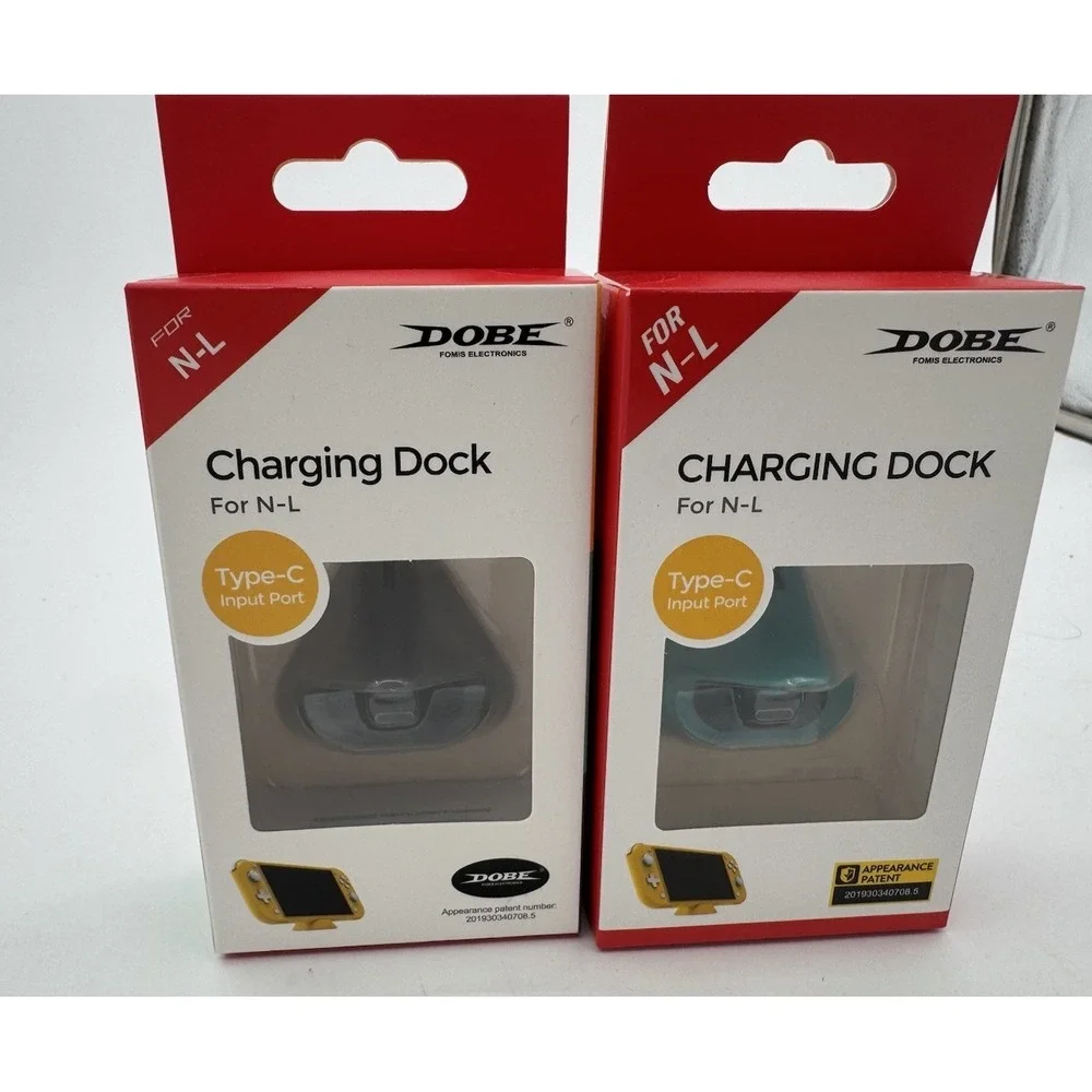 Lot of 2 DOBE Nintendo Switch Lite Charging Docks TNS-19062 USB-C New